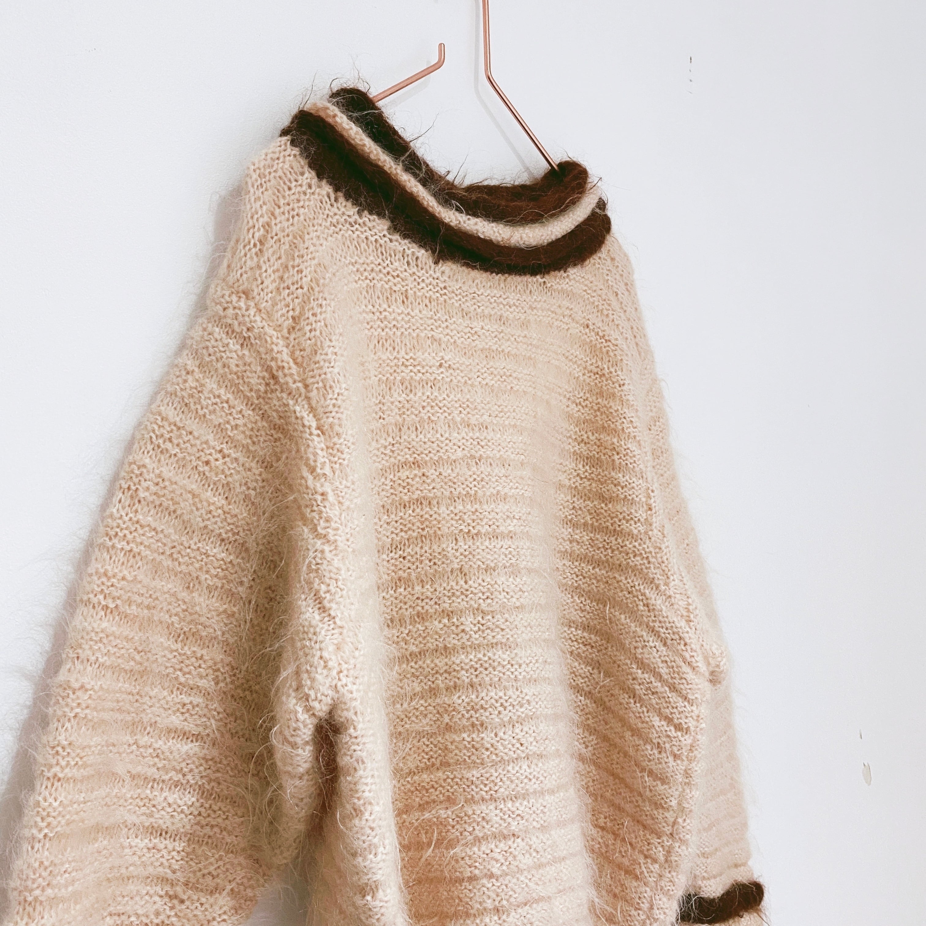 ◼︎60s vintage mohair stripe knitted sweater from France◼︎ | The VINTAGING  powered by BASE