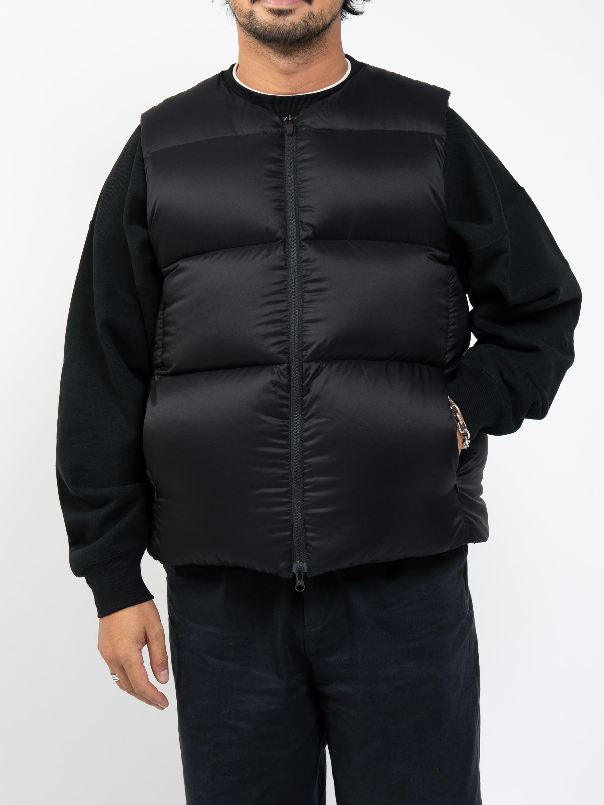 トップス OVY Collarless  Down Vest Collarless Goose Down Vest | OVY