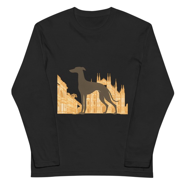 IGGY IN MILANO ユニセックス長袖Tシャツ A0202