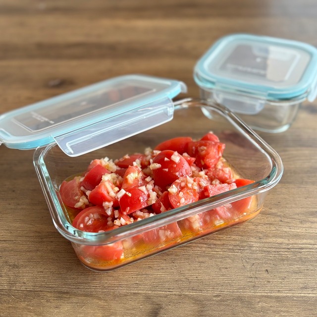 〈クラルテ〉耐熱ガラス製　保存容器2点セット