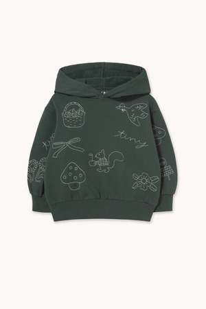TINY COTTONS / Tiny Apples Hoodie (ink blue) 26AW
