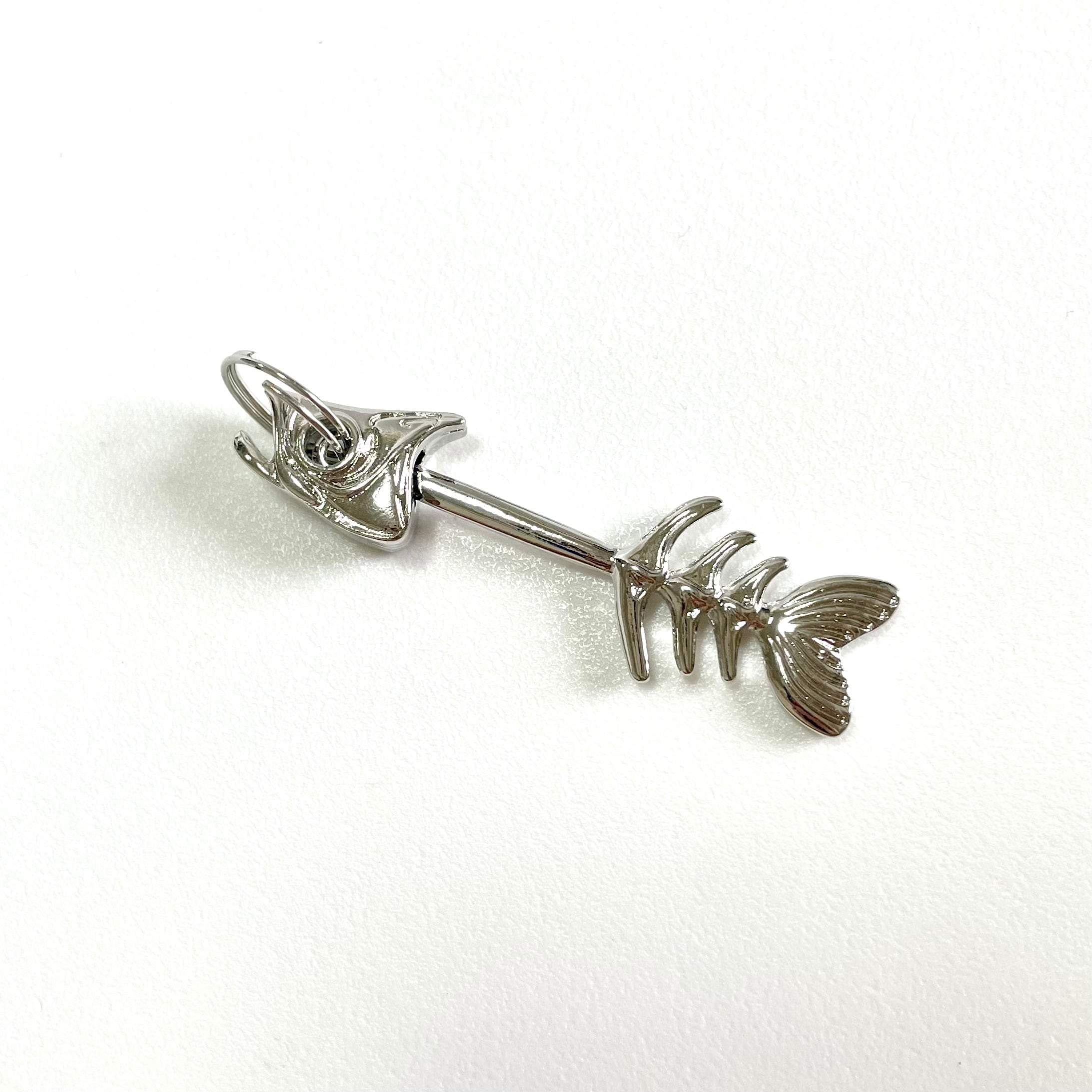 魚骨ページ FISHBONE キーホルダー 魚の骨 フィッシュボーン keychain | BF MERCH'S