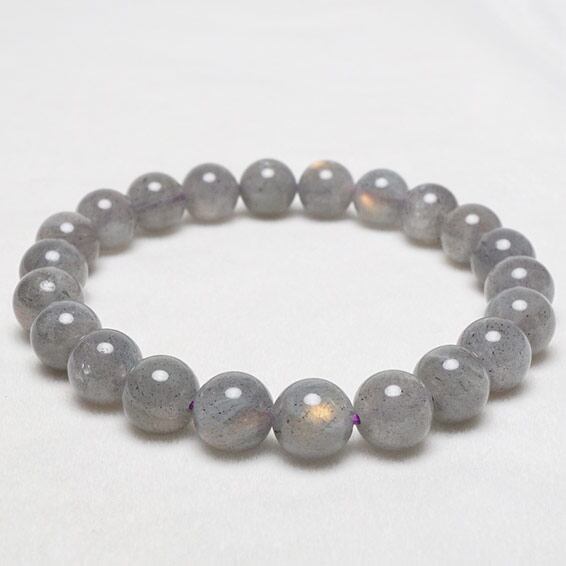 ピンク ラブラドライト ブレスレット 9mm 一点物 メール便送料無料 [M便 1/10] 111-25097