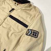 HONDA ホンダ 裏メッシュ ライディングジャケット バイクウェア M /背中パット付き/ベージュ/ライダース/バイカー