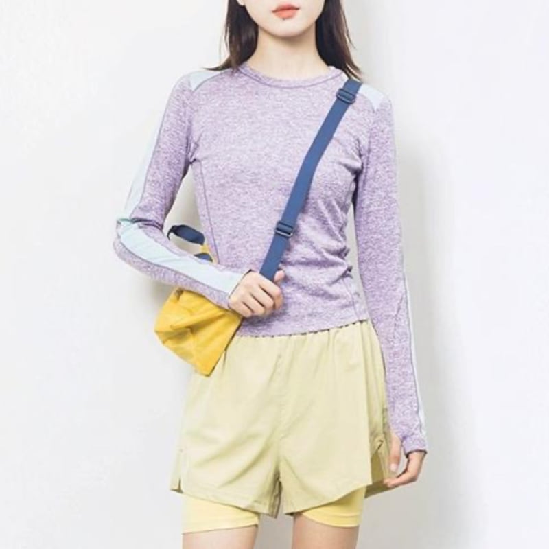 ライトパープルスポーティープルオーバー C00638