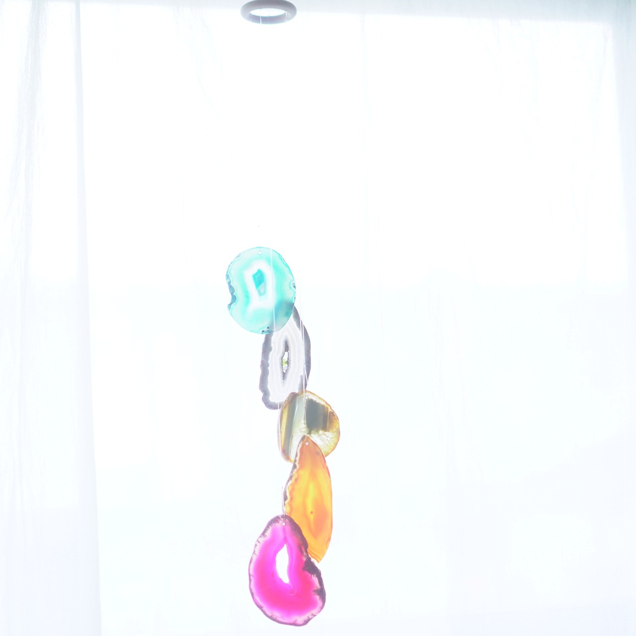 Sunset Beach 04 - アゲートヒーリングチャイム / Agate Sun Catcher Wind Chime 850