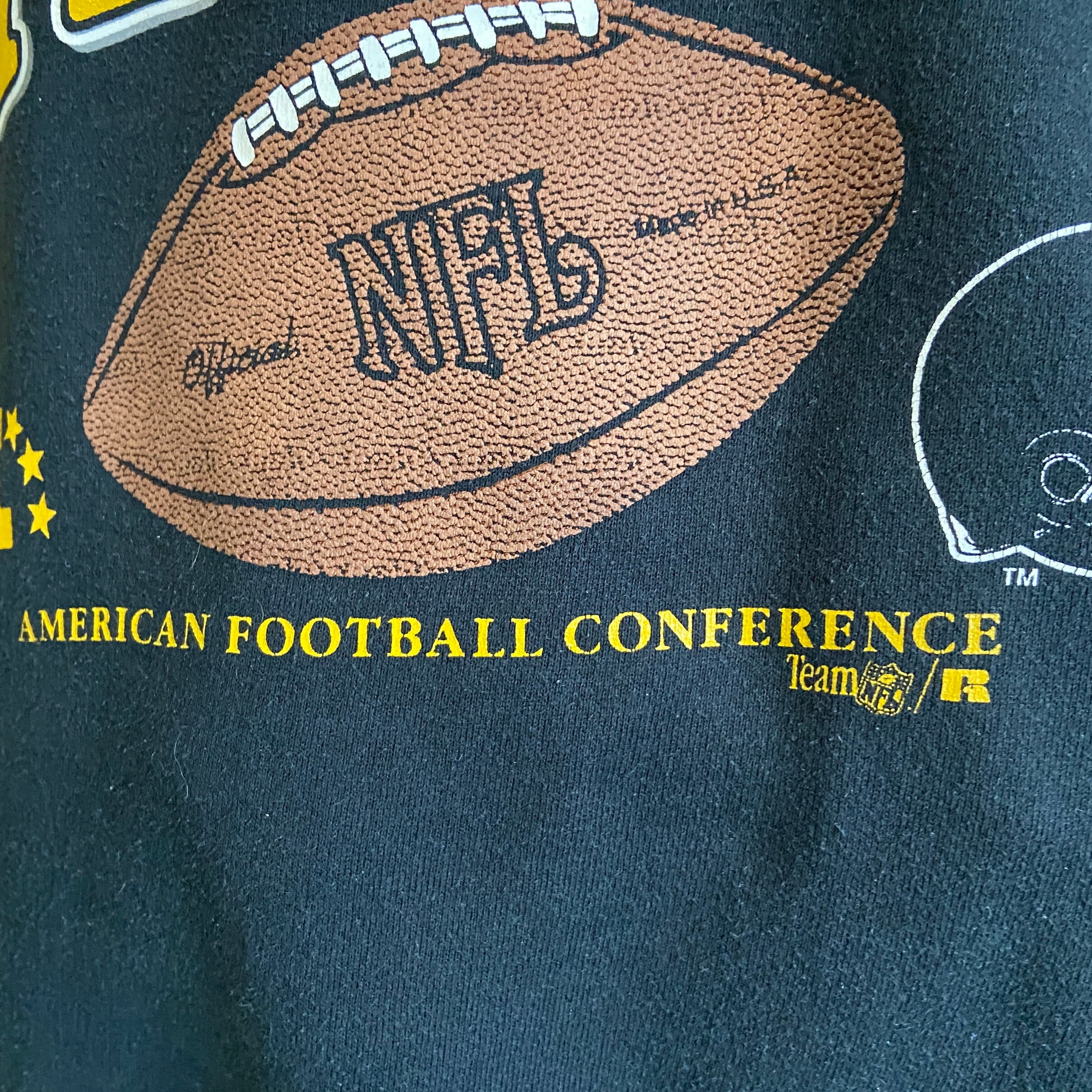 90年代 NFL ピッツバーグ・スティーラーズ チームロゴプリント