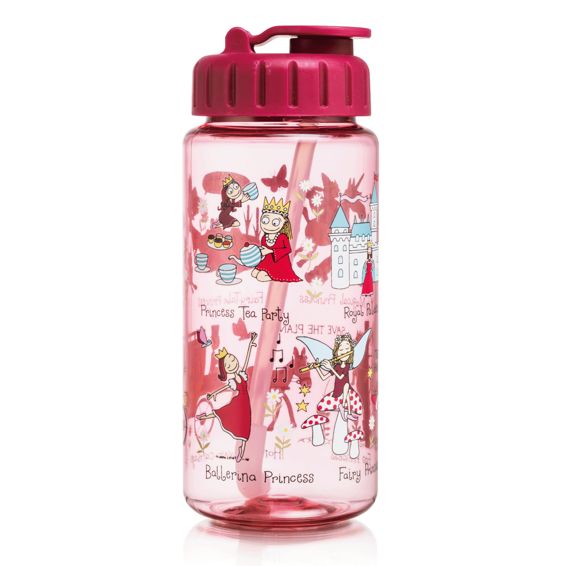 Drinking Bottle with optional straw　Princess_19BT2