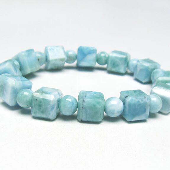 ラリマー ブレスレット 7mm 一点物 おまかせ便 111-34401