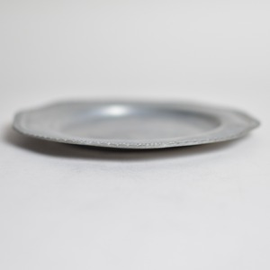 Pewter Plate / ピューター プレート【A】〈 食器 / お皿 / エタン / 花リム / ディスプレイ〉112267