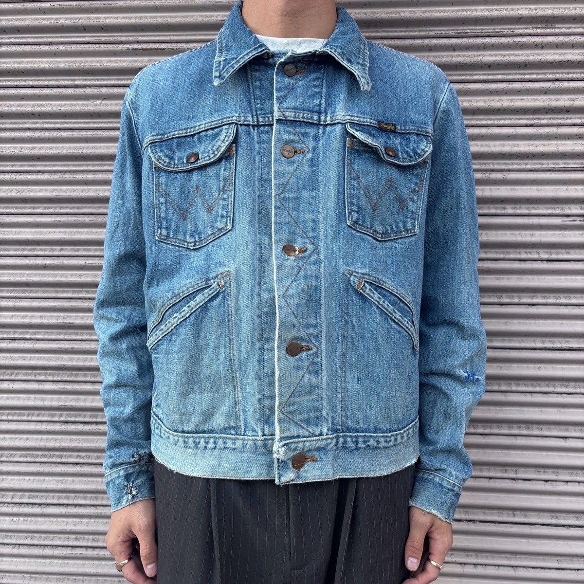 70s Wrangler ラングラー 124MJ デニムジャケット USA製 ヴィンテージ 