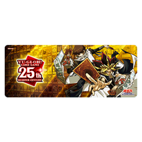 【新品未開封】遊戯王OCG デュエルフィールド QUARTER CENTURY クォーターセンチュリー プレイマット【買取品】