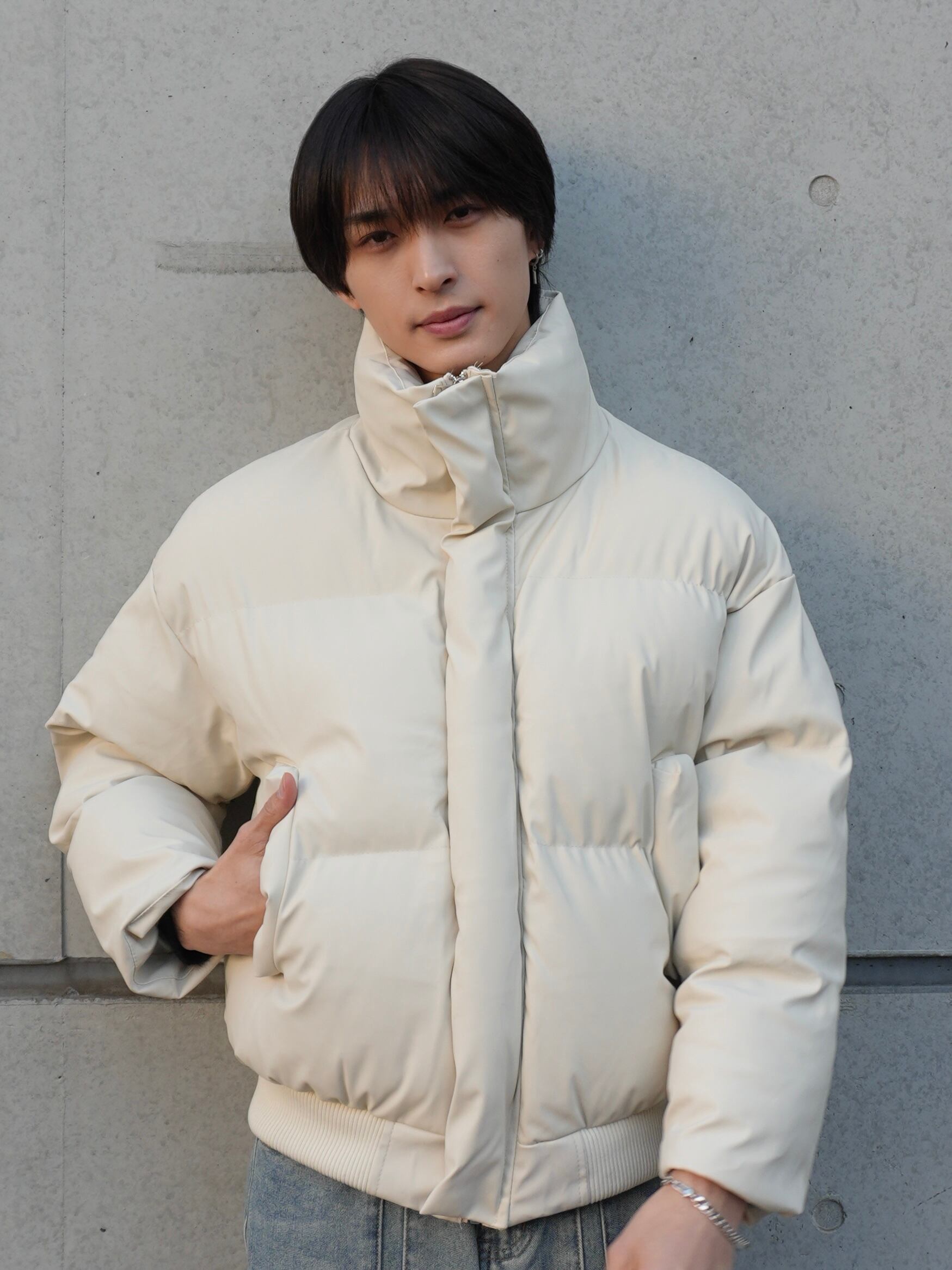 ALUDE SELECT】short puff down jacket（2color） | 【ALUDE】韓国