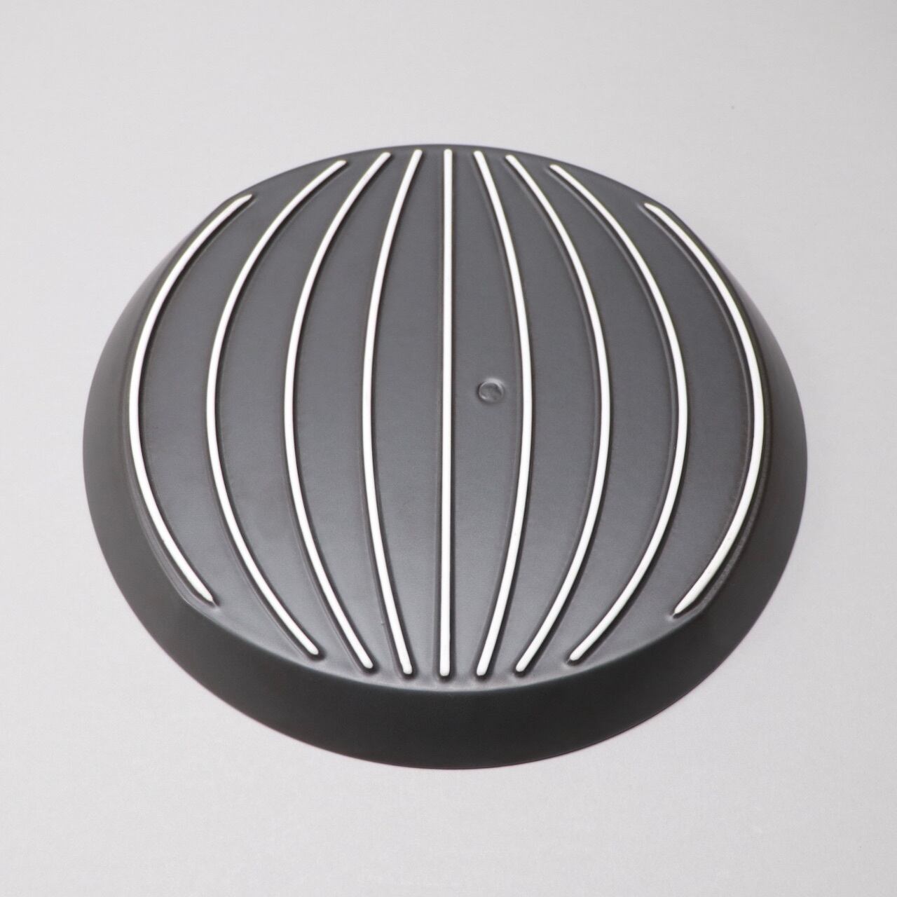 黒泡 24cmプレート Black foam 24cm plate | 吉右エ門製陶所 kichiemon