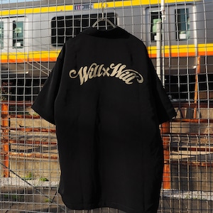 WillxWill Arch Logo Silky Shirts Black