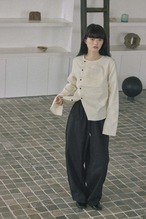 DU260708 Tuck Design Button Tops