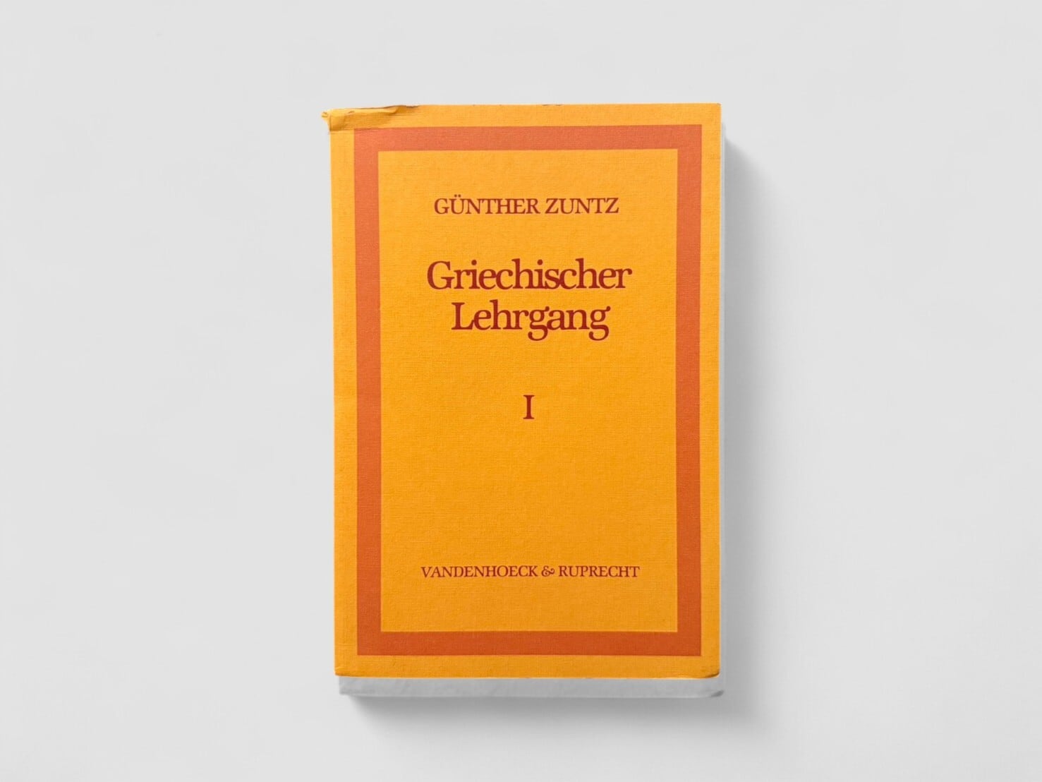 SG187】【FIRST EDITION】Griechischer Lehrgang I: Lektionen(1983