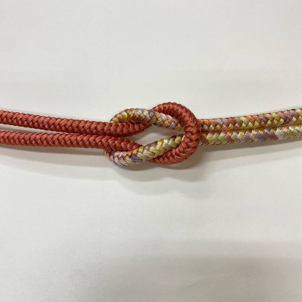 帯締め 新品 帯締め 帯〆 桃色 小紋 紬 普段着用 お洒落 正絹 絹100% 和装小物 6480