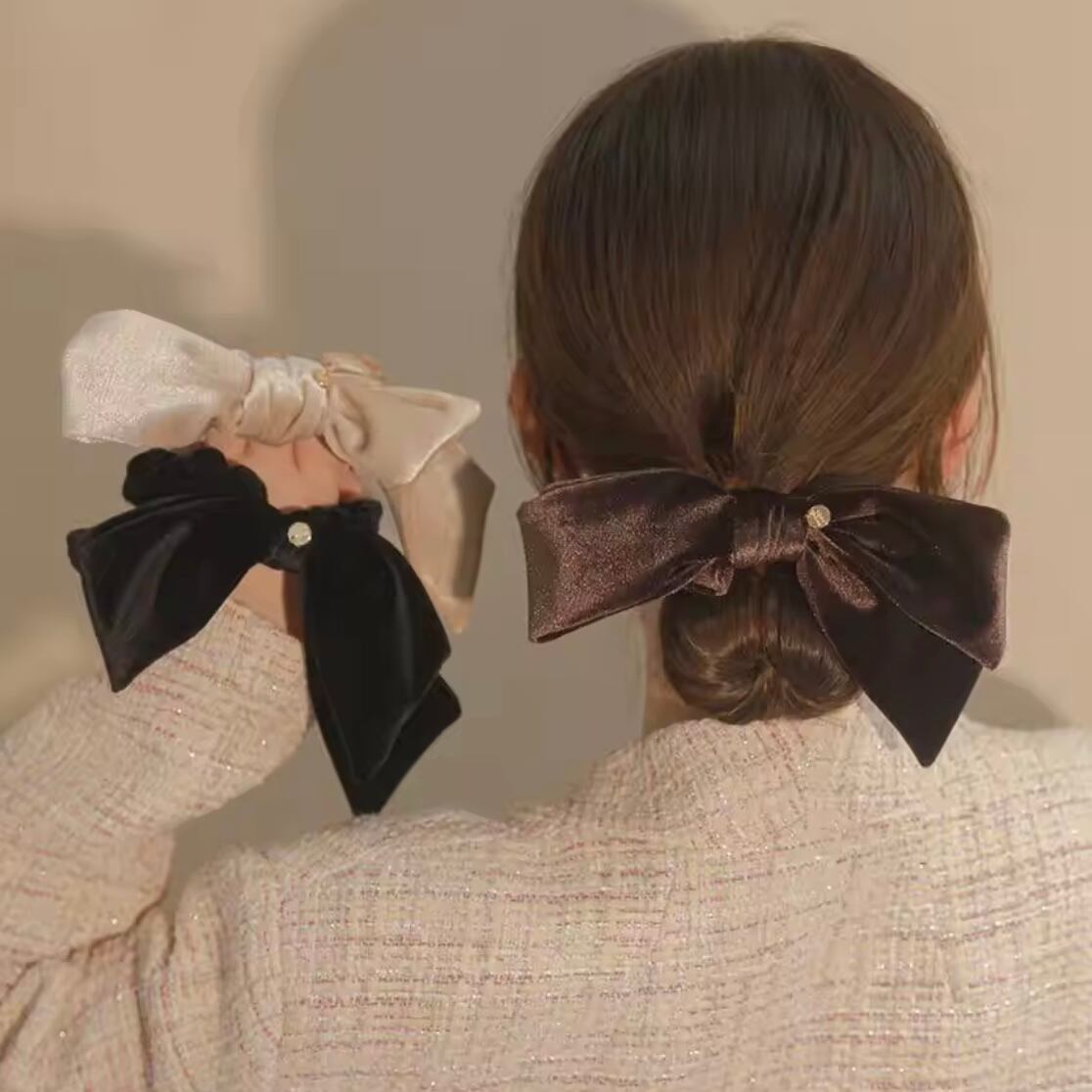 ribbon velor chou chou