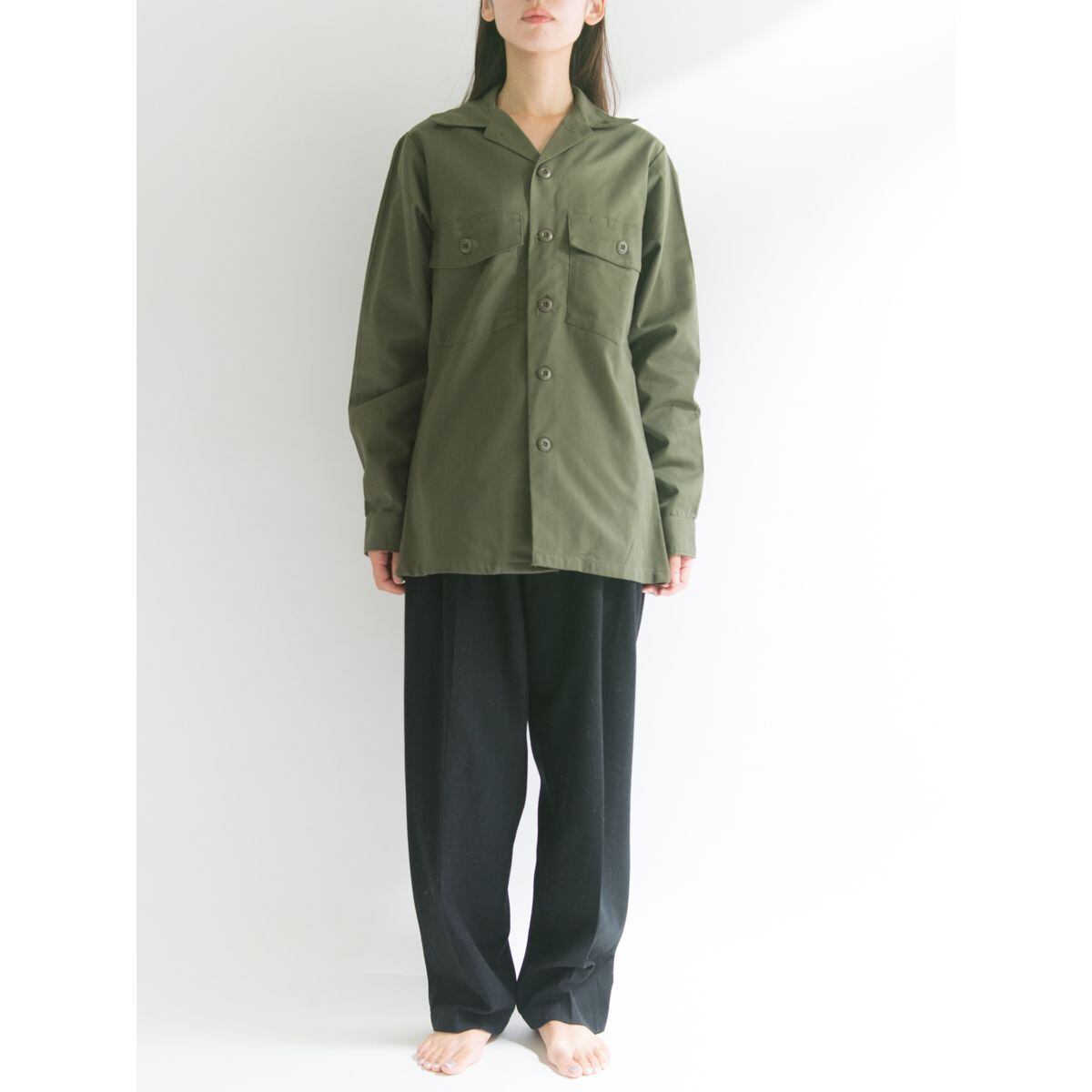 【80s vintage】U.S.ARMY deadstock utility shirt(87年納品アメリカ軍ユーティリティシャツ)9b