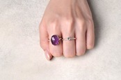 SINGLE PETIT STONE NON-ADJUSTABLE RING 028