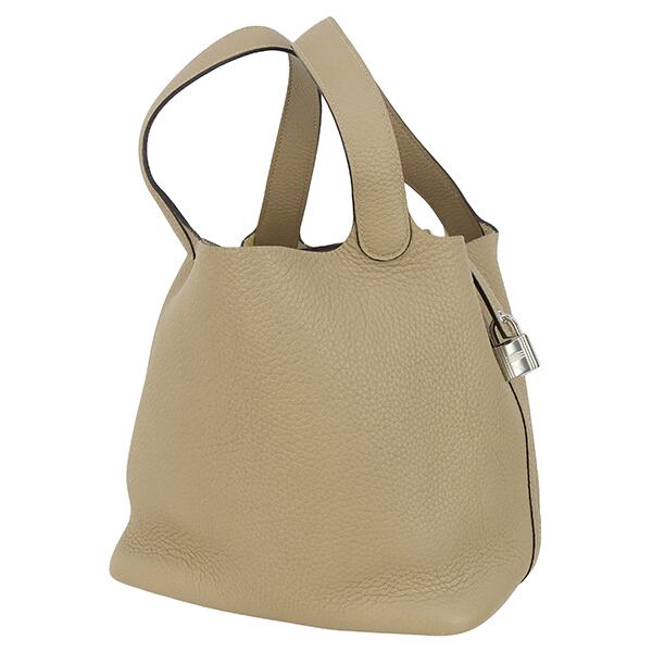 Used HERMES エルメス ピコタンロック MM 22 トレンチ トリヨン カデナ付 中古美品