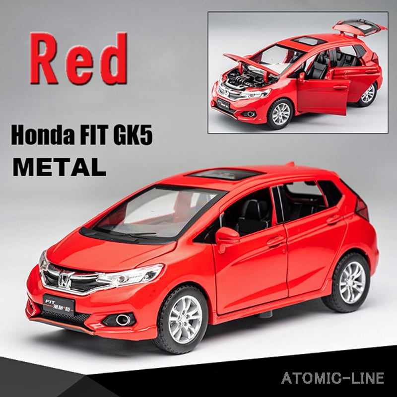HONDA FIT フィット ミニカー 43/1スケール RED EBBRO MUGEN Honda Fit