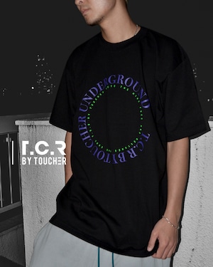 UNDERGROUND HEAVY WEIGHT S/S TEE FOR MEN - BLACK