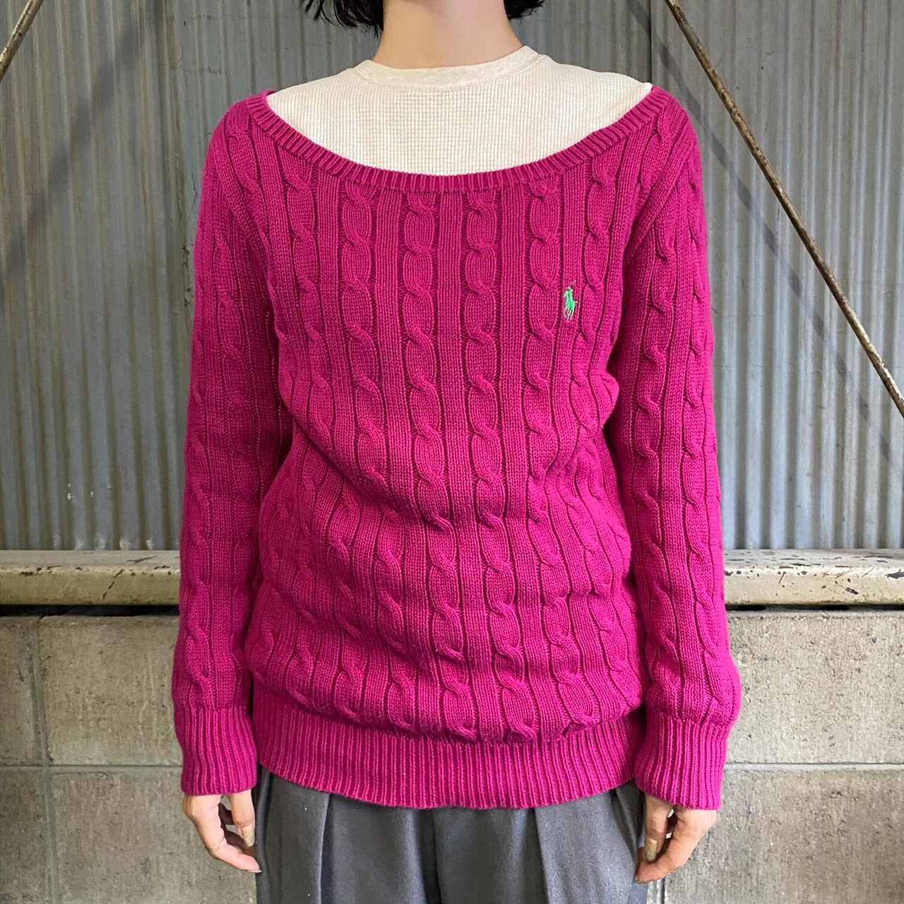 Ralph Lauren Sport ラルフローレン ケーブルニット コットンニット 