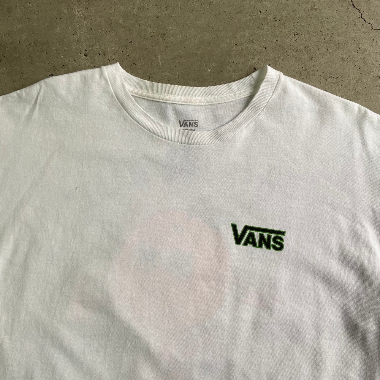 VANS バンズ キャラクター ワンポイントロゴ バックプリントTシャツ 