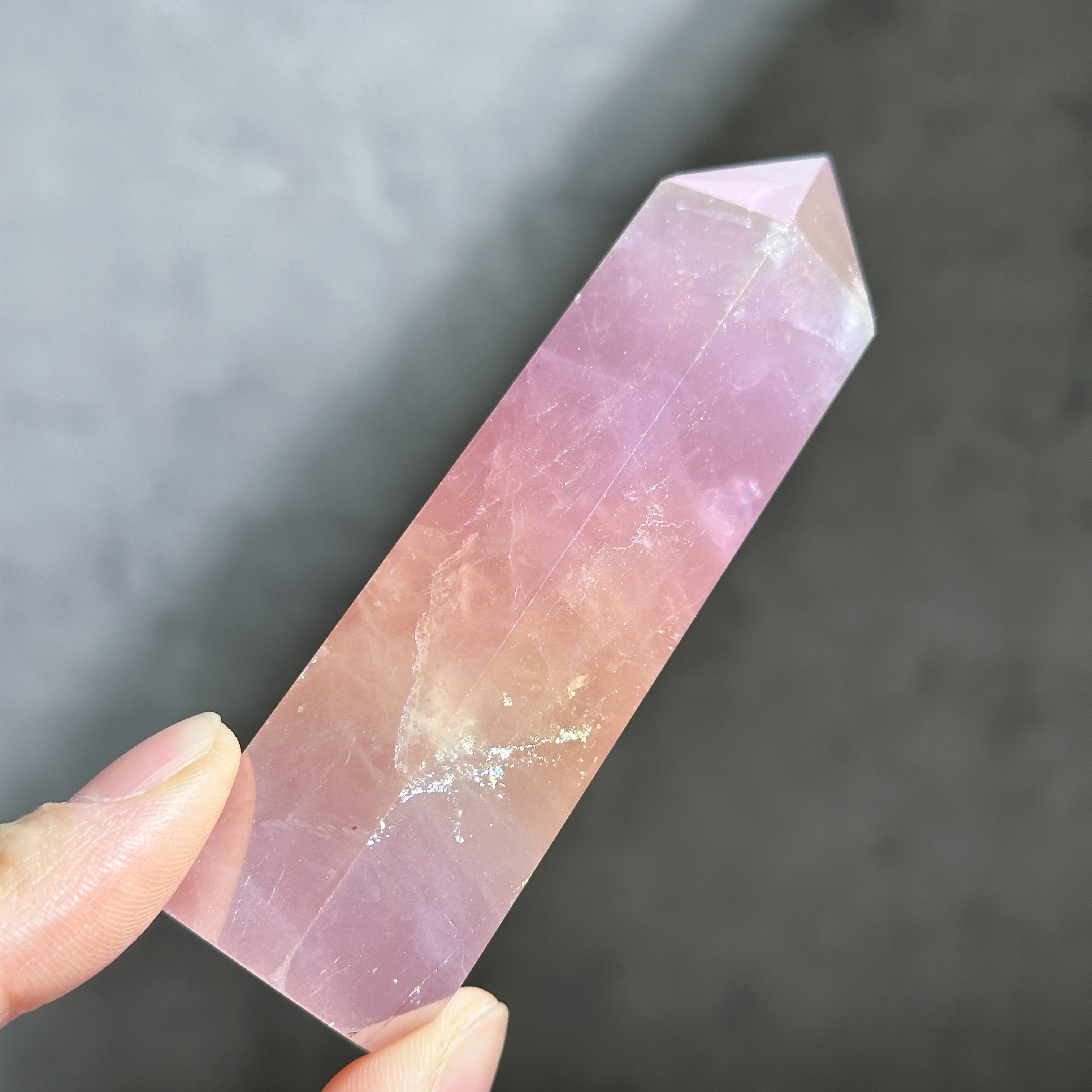 エンジェルオーラローズクォーツ タワー21✧ Angel Aura Rose Quartz