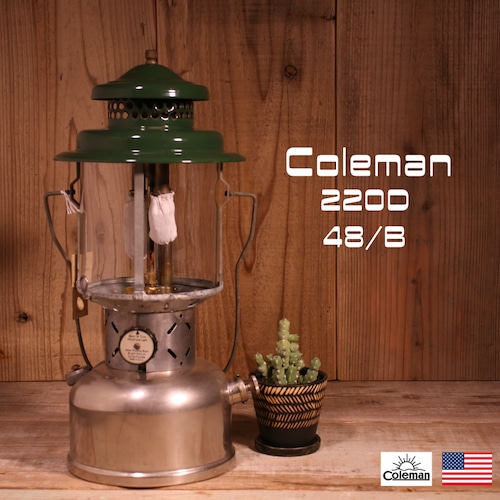 Coleman コールマン ダブルマントル ランタン 220D 1948年後期 [AT04]