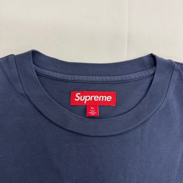 Supreme 24ss アーチロゴ　Tシャツ　ネイビー Supreme/シュプリーム【24SS】Cracked Arc S/S Tee/クラックド アーチ