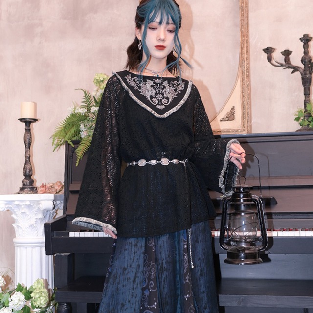 チャイナ風 中華系 ファッション チャイナ服 チャイナ風服 古怪舎 ベルト 民族調ベルト メタル ウエストマーク｜天使と悪魔