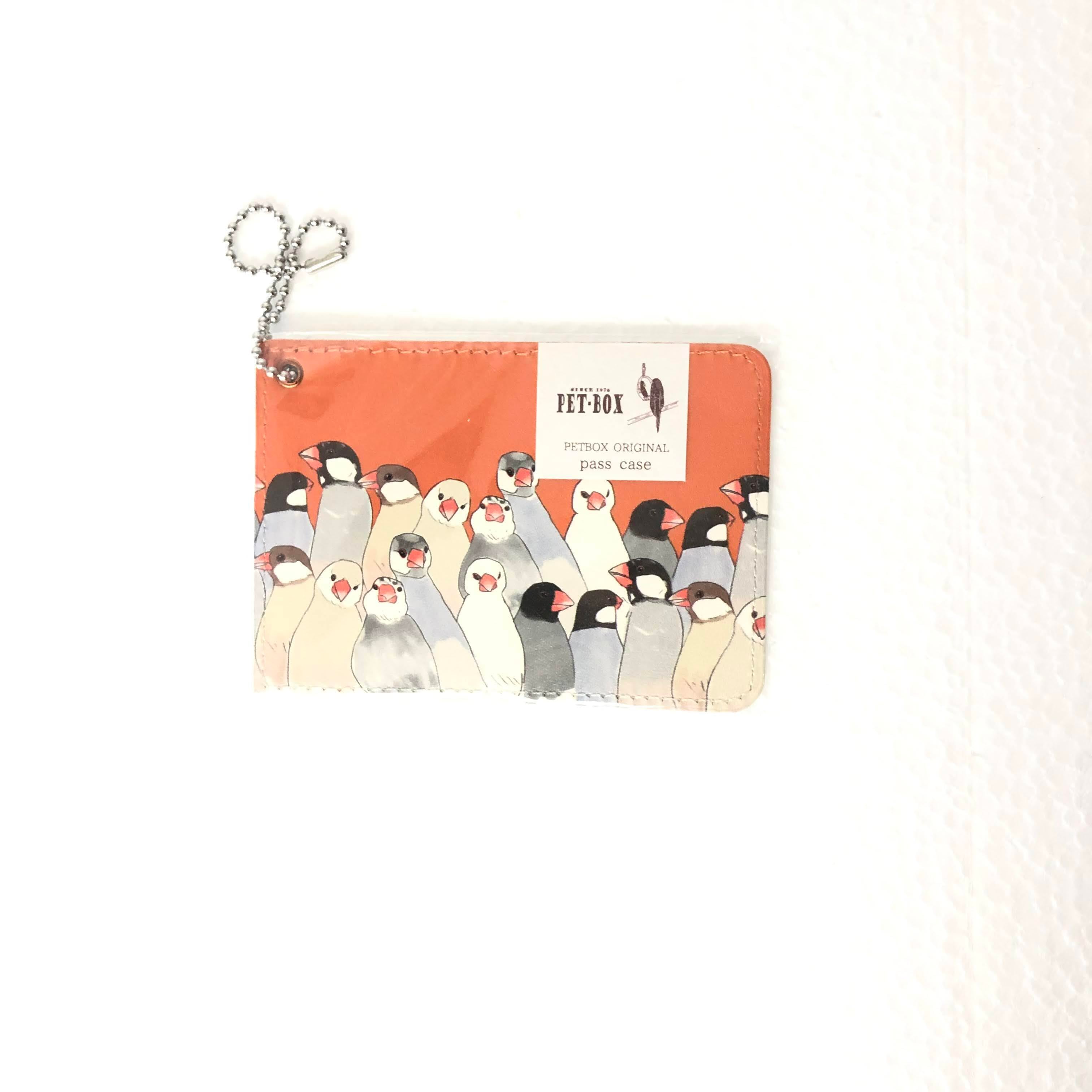 文鳥だらけ パスケース | petbox1976