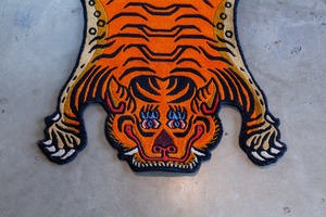 Tibetan Tiger Rug 《Sサイズ•ウール045》チベタンタイガーラグ