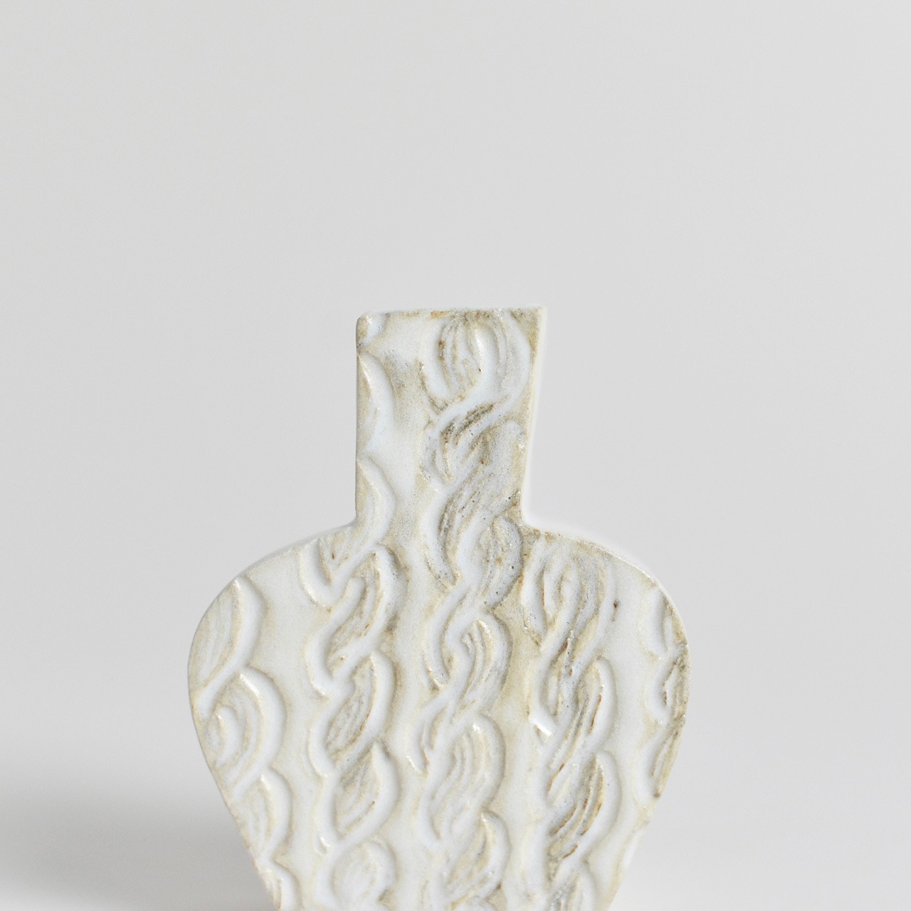 OluNoA / フラワーベース 【I】〈 陶器 / 花瓶 / 花器 / 花 / ドライフラワー / オブジェ 〉