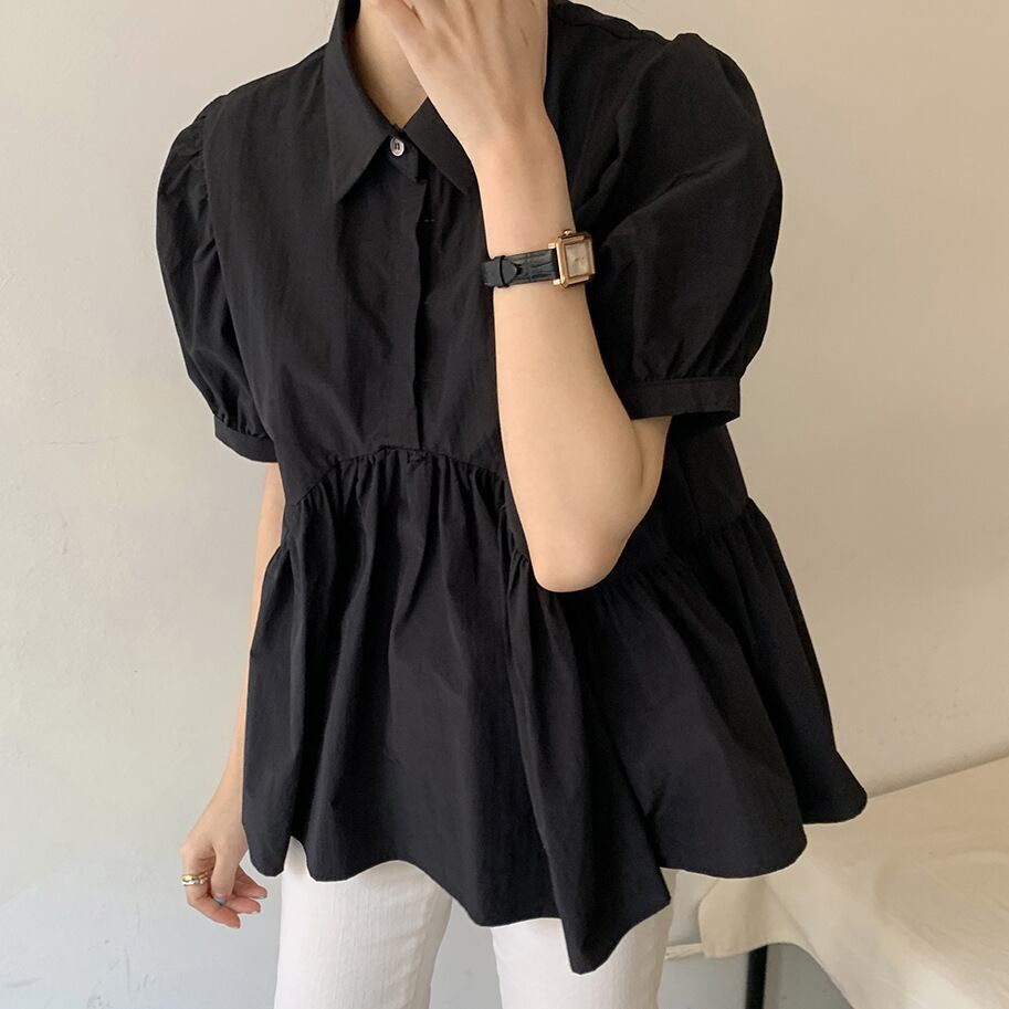 ブラウス 人気シャツ トップス レディース服 韓国風 可愛い