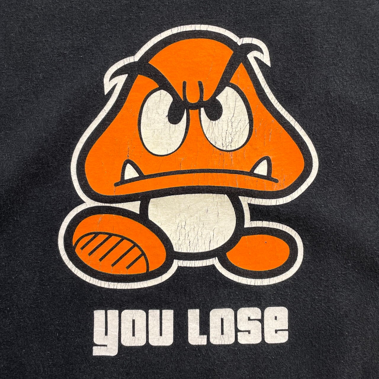00年代 SUPER MARIO スーパーマリオ クリボー you lose キャラクターT