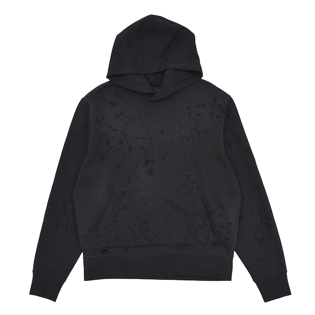 【AMIRI】MA SHOTGUN EMBROIDERED HOODIE
