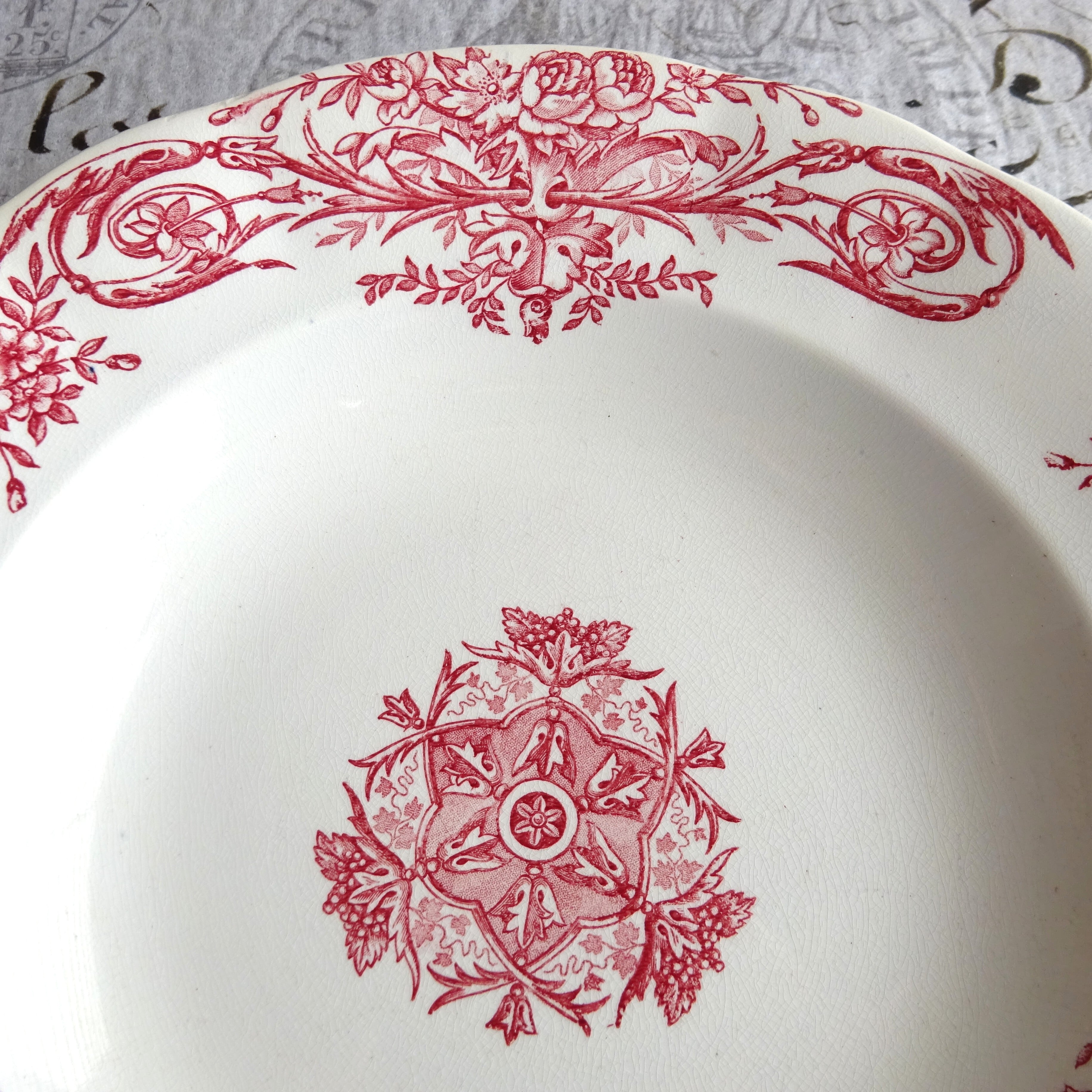 ☆ F F PEXONNE modèle Louis XVI assiette creuse (A)