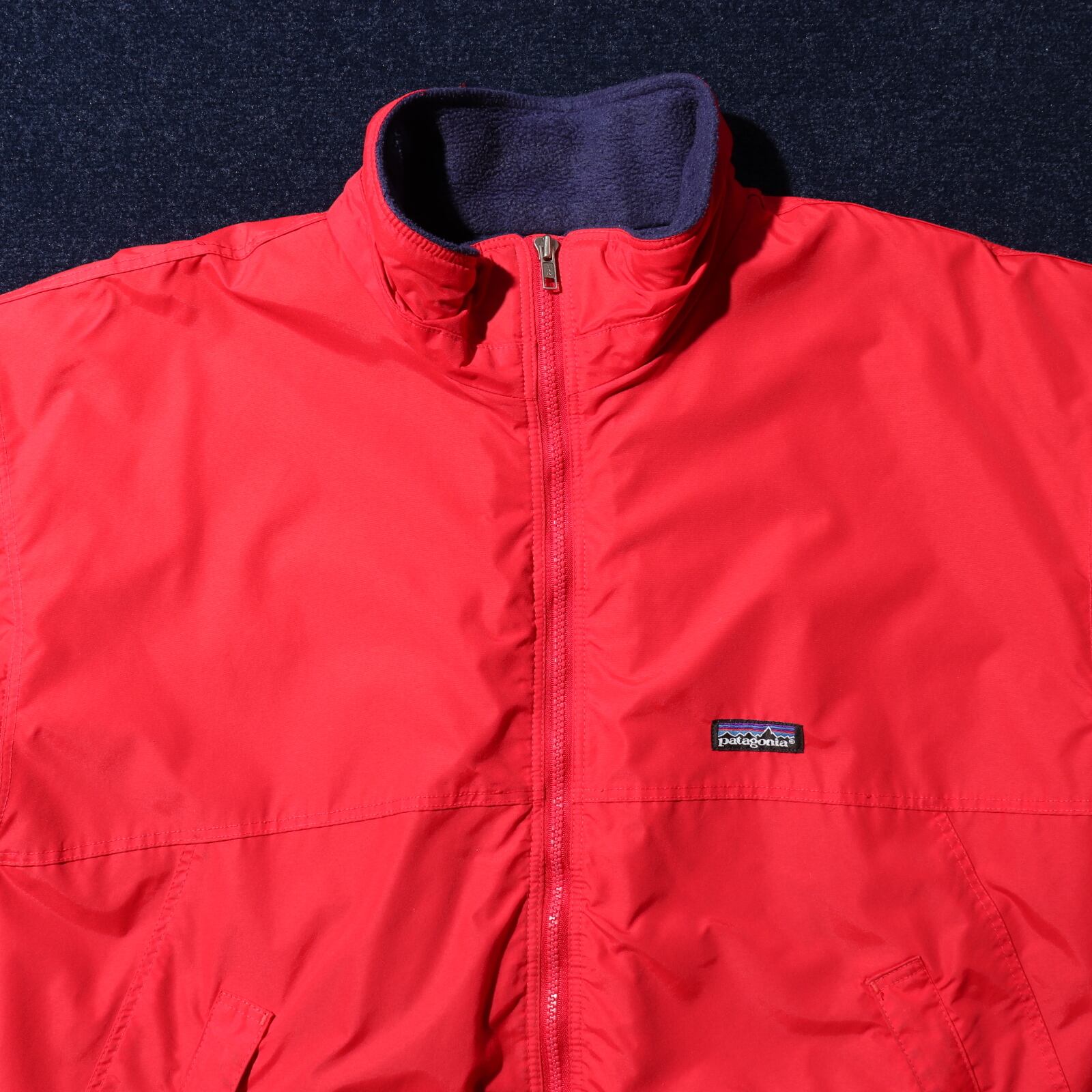 L USA 90s 赤 Patagonia Shelled Synchilla Jacket シェルドシンチラ  