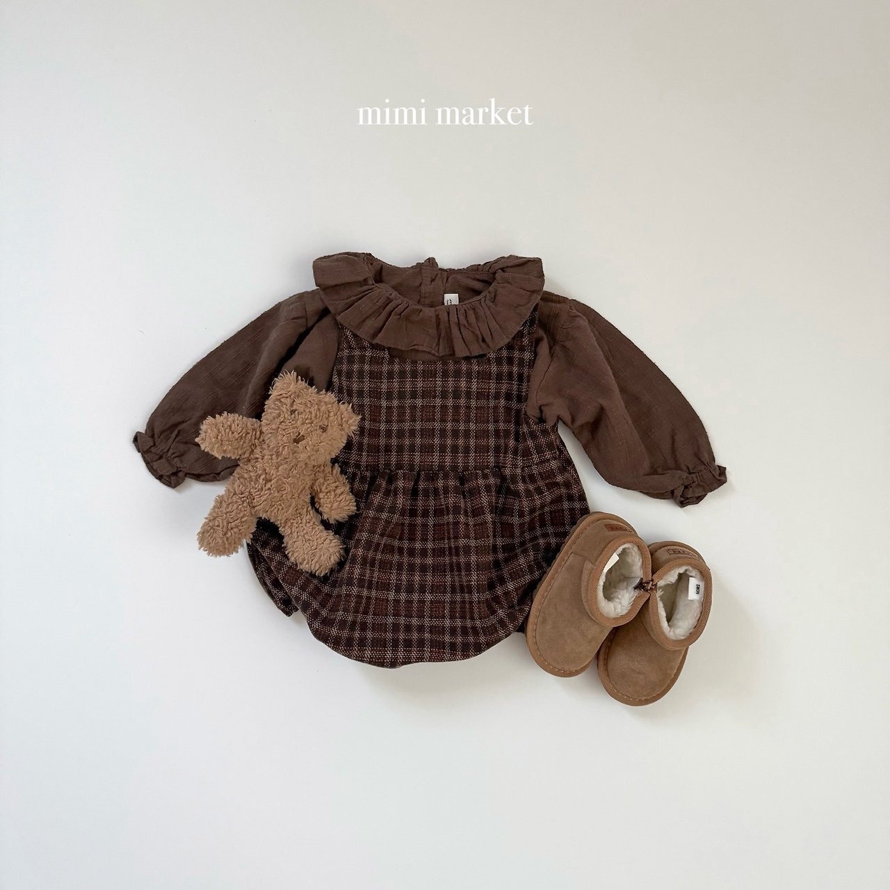 ミミマーケット / mimimarket / シアカラーブラウス / 韓国子供服 / キッズ / 26winter〖取寄〗*S~L*