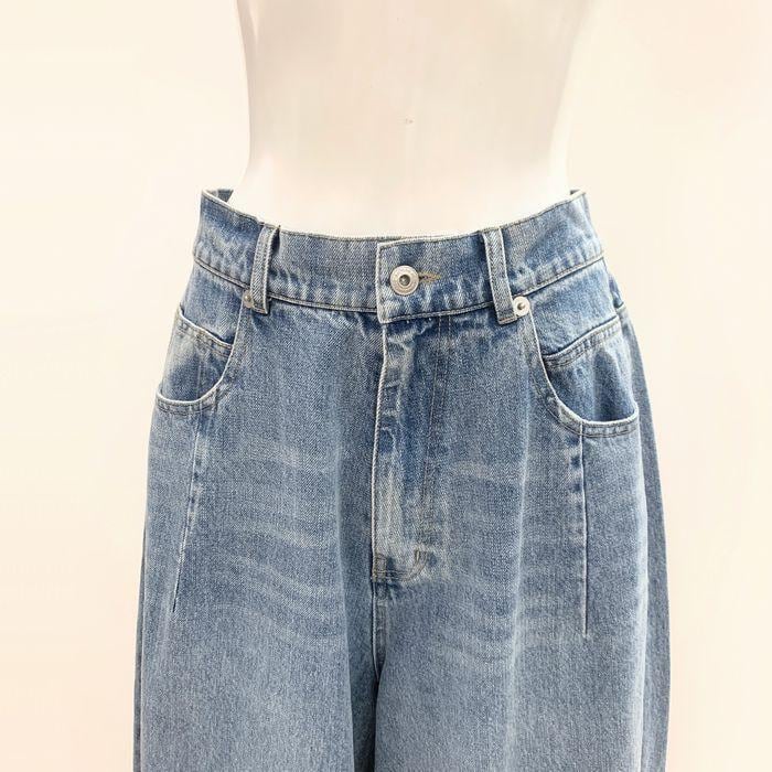 もこまる★シニカルデニム Cynical デニムカーブパンツ ワイド 512-96004 cynical シニカル