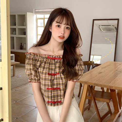 ✞ バックルストラップレスショートスリーブシャツブラウス ✞ゴスロリ SM ミリ 甘ロリ クラロリ 和ロリ エレガント 黒ロリ 姫ロリ 華ロリ BB-BB4662841