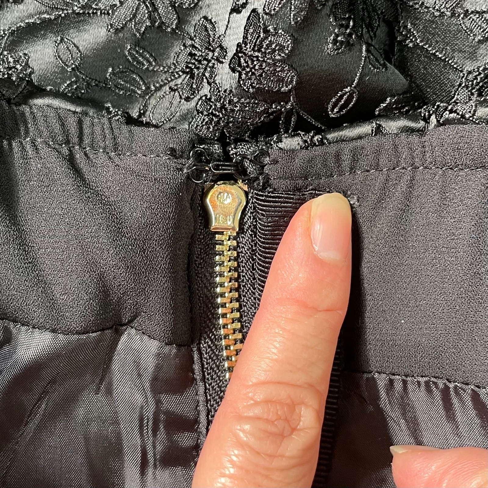 小柄S□360℃華やか刺繍♡スタイルアップ叶う 花柄フレアスカート