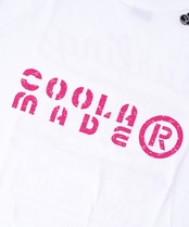 COOLAバスプリントラグランスリーブTシャツ (WHITE)　CQ-48025