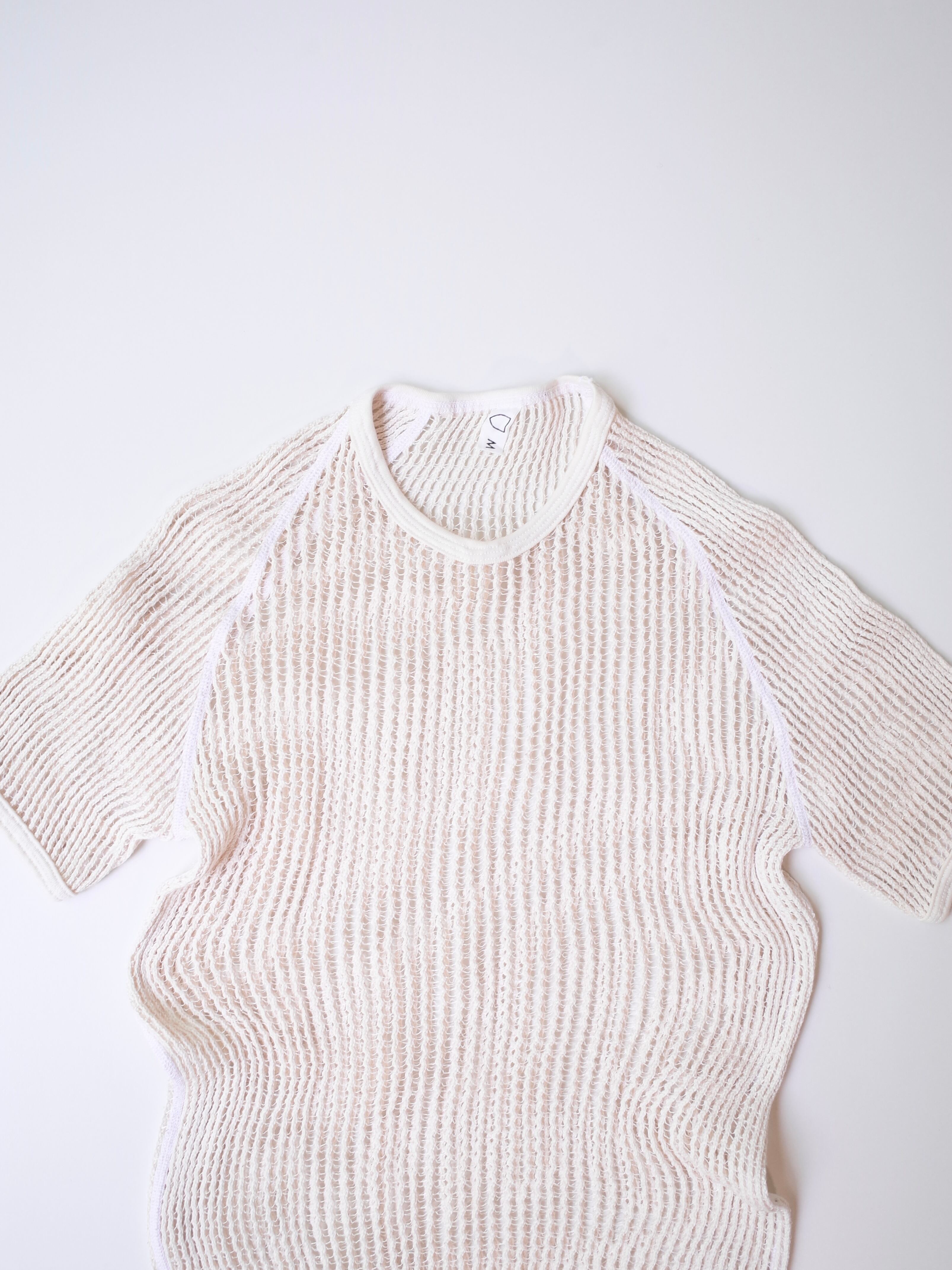 70s NOS Danish army cotton mesh tee