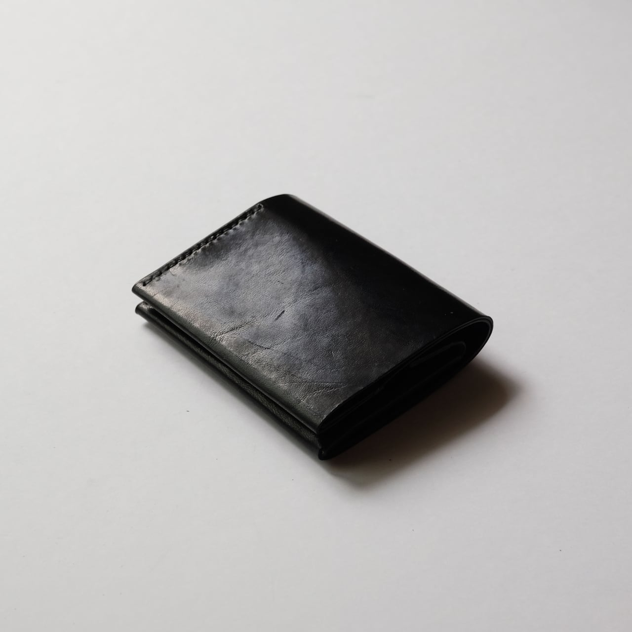 ori fold wallet / 二つ折り財布 - bk - GUIDI / cavallo culatta