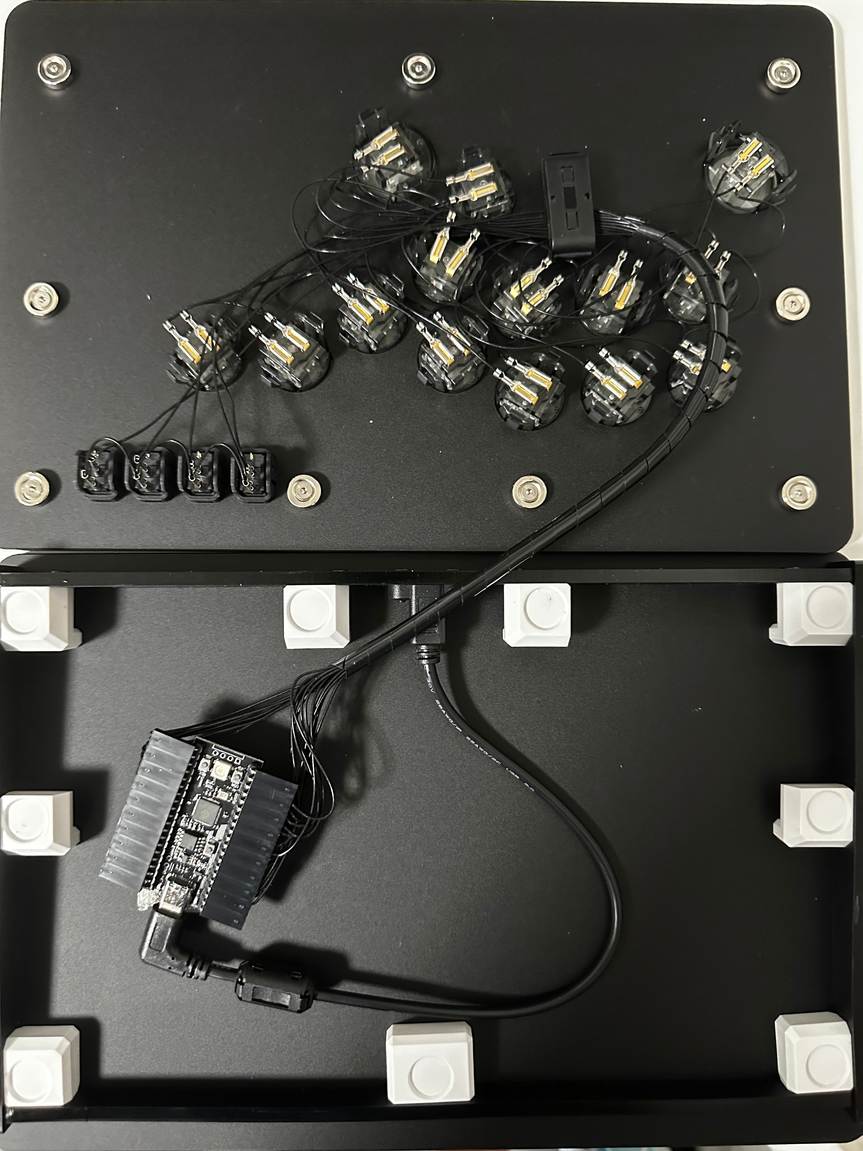 ボタン増設　PUNK WORKSHOP　mini hitbox V3　レバーレス